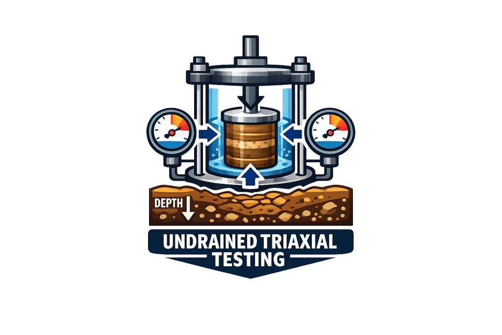 undrained Triaxial testing Geotechnical icon